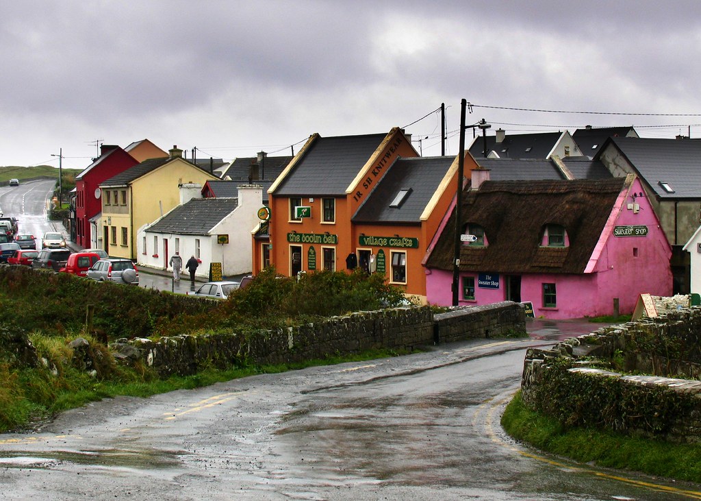 Irish village J. A. G. Flickr