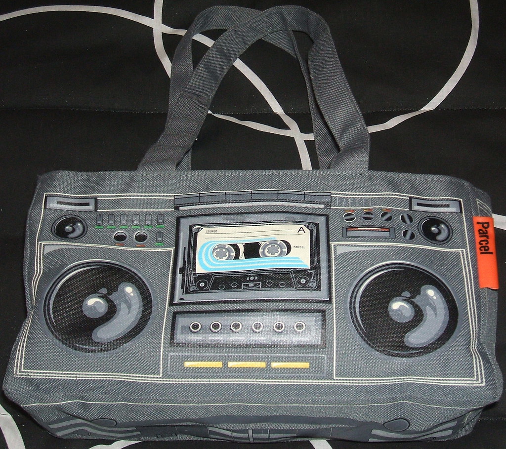 Parcel Boombox Purse Boombox purse by Parcel/Loop NYC. Emily Flickr