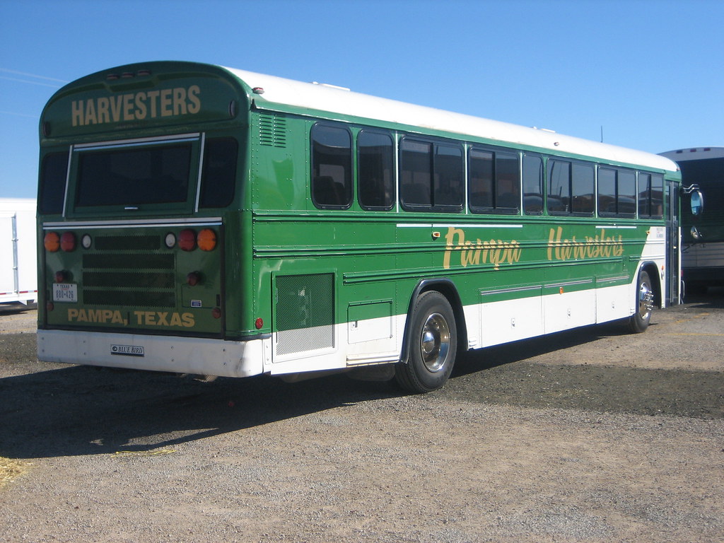Pampa Harvesters Blue Bird All American RE One of Pampa IS… Flickr