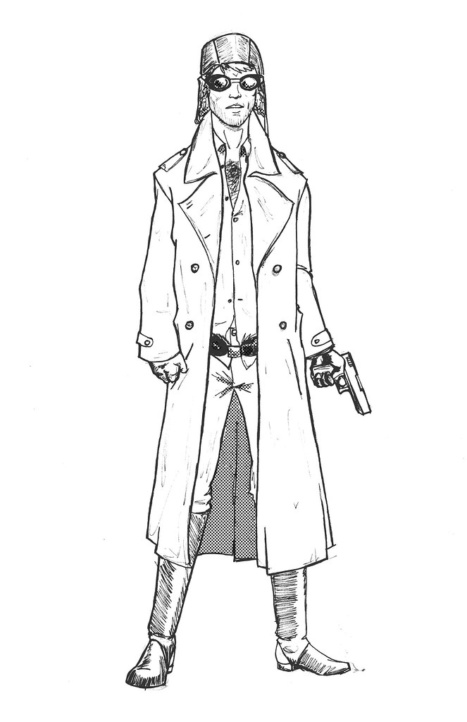 trench coat charlie; 17 of 1000 Character rough. Playin wi… Flickr