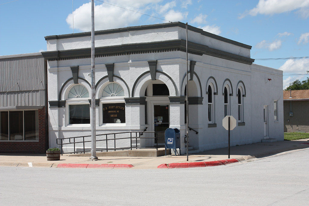 Bruning, Nebraska The Post Office building in Bruning, Neb… Flickr
