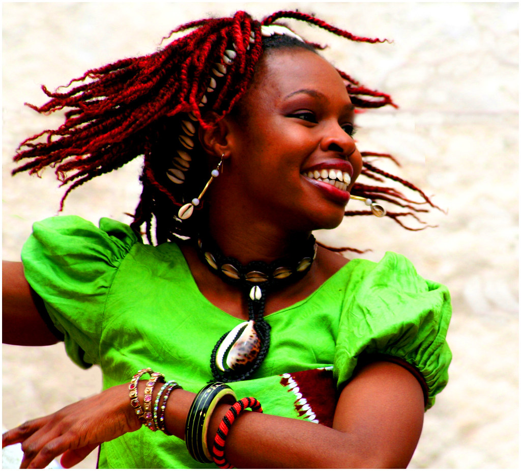 Malika She was part of an African dance troupe at the Gett… Flickr