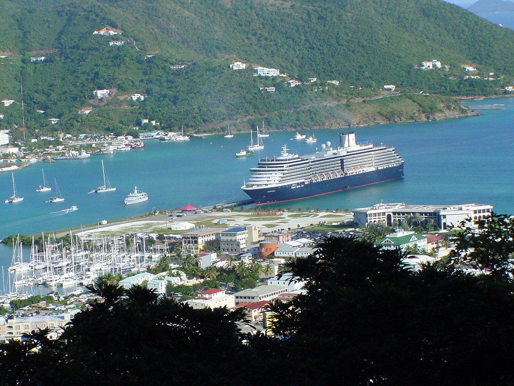 Road Town Harbor Tortola, B.V.I. A view of our ship, Hol… Flickr