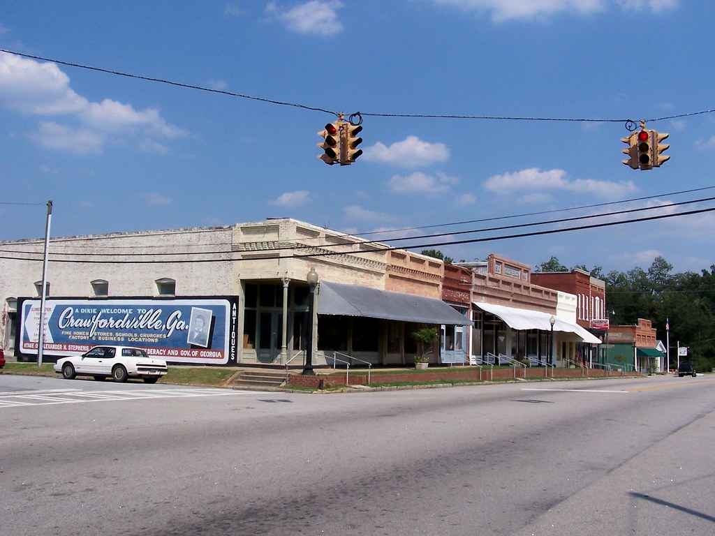 Downtown Crawfordville, The main street of Crawfor… Flickr