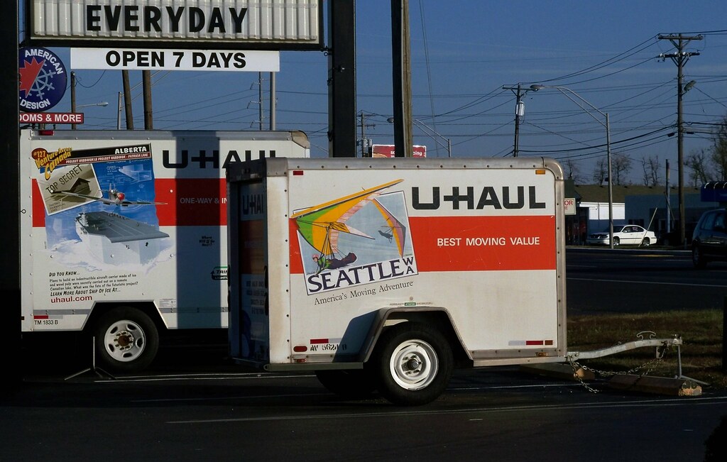 UHaul Trailer Washington Seattle 100_1071 UHaul sing… Flickr