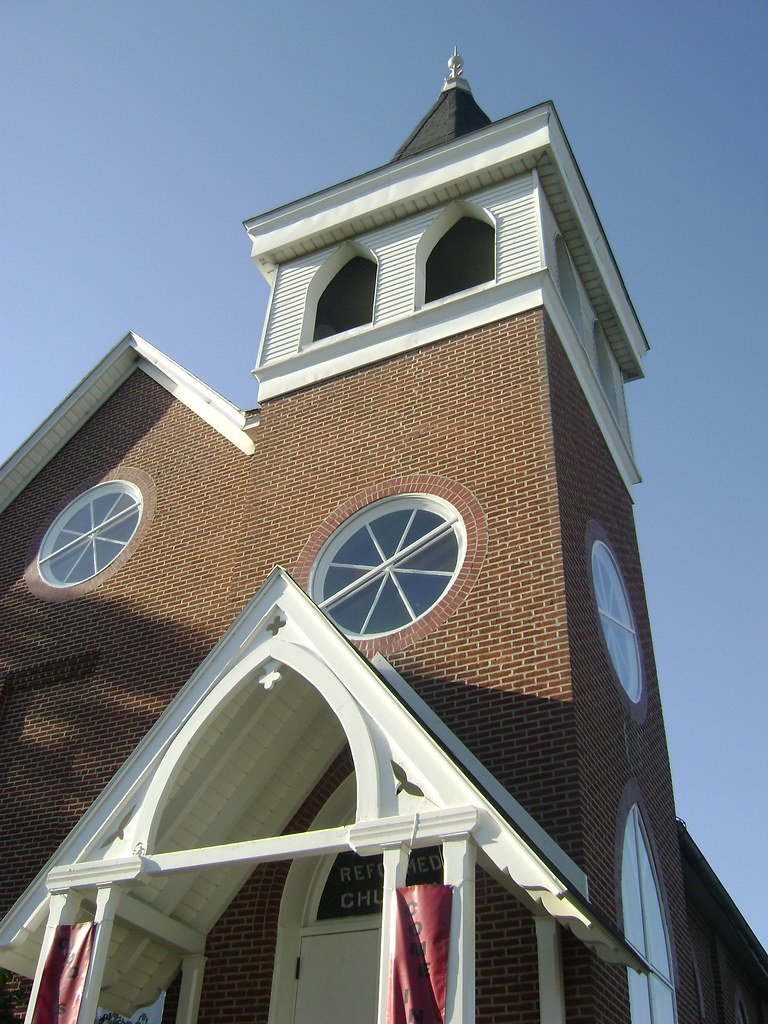Steeple, St. Peter's UCC, Tatamy, PA The Rev. Ernest G. Sh… Flickr