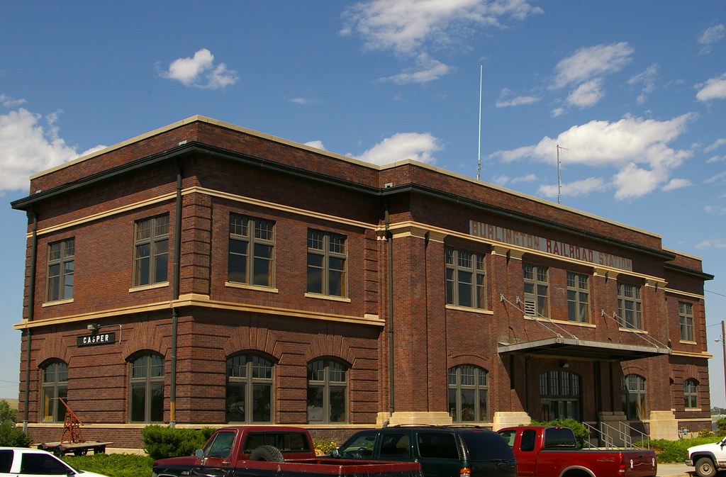 Casper, WY train station Burlington Railroad station in Ca… Flickr
