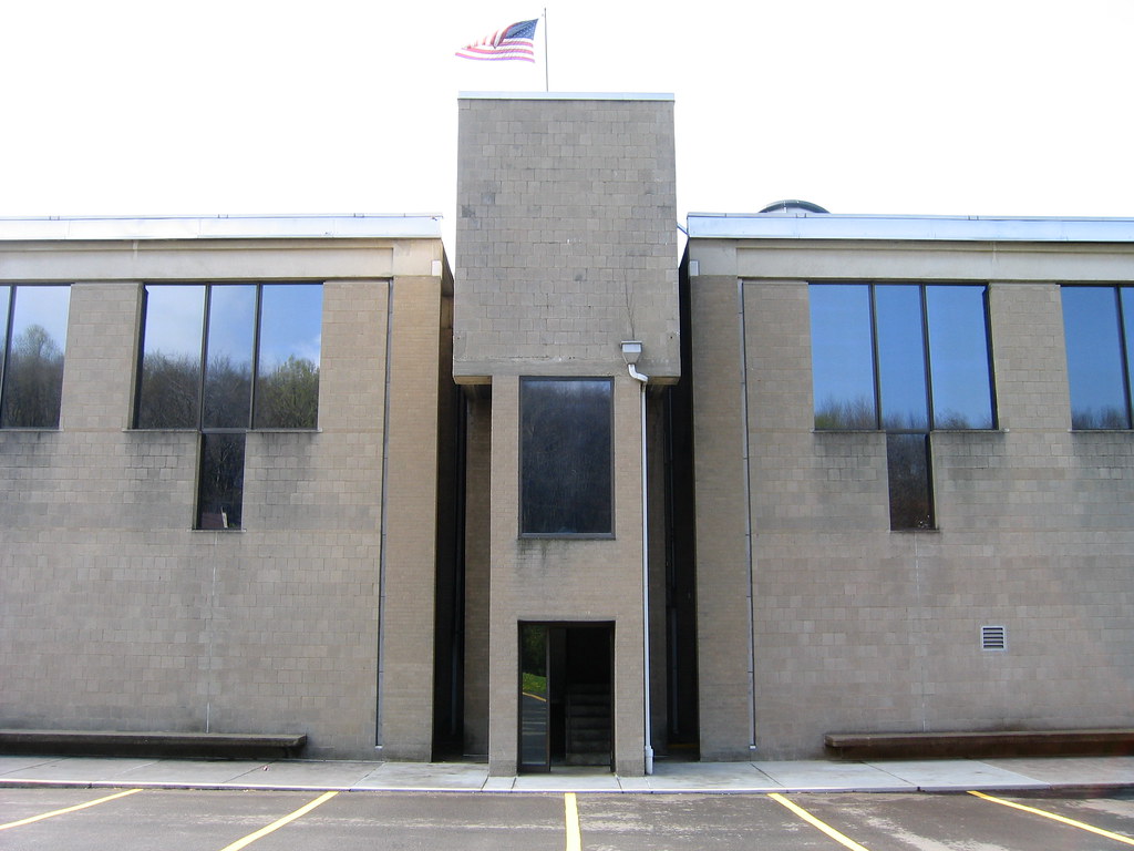 Entry to Tribune Review Building, by Louis Kahn This is a … Flickr