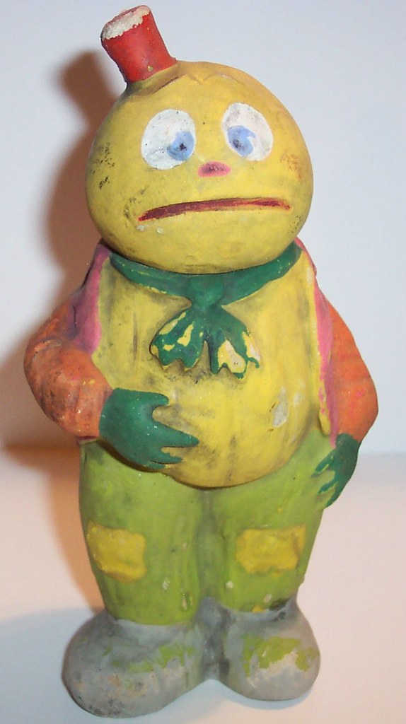 Vintage German Halloween Candy Container A bit over 5 3/4 … Flickr