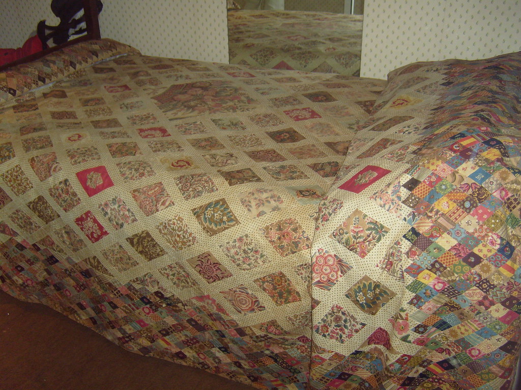 Authoress Jane Austen Quilt made by herself. village of … Flickr