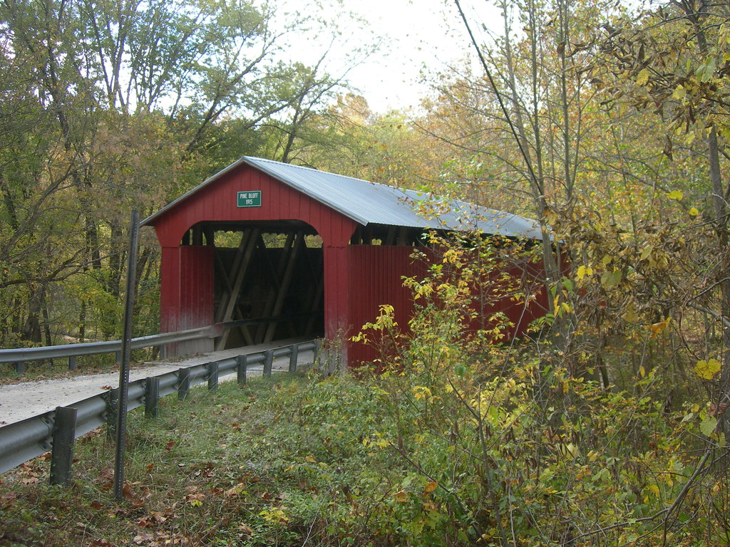 Pine Bluff Covered Bridge Per the Putnam County Tour broch… Flickr