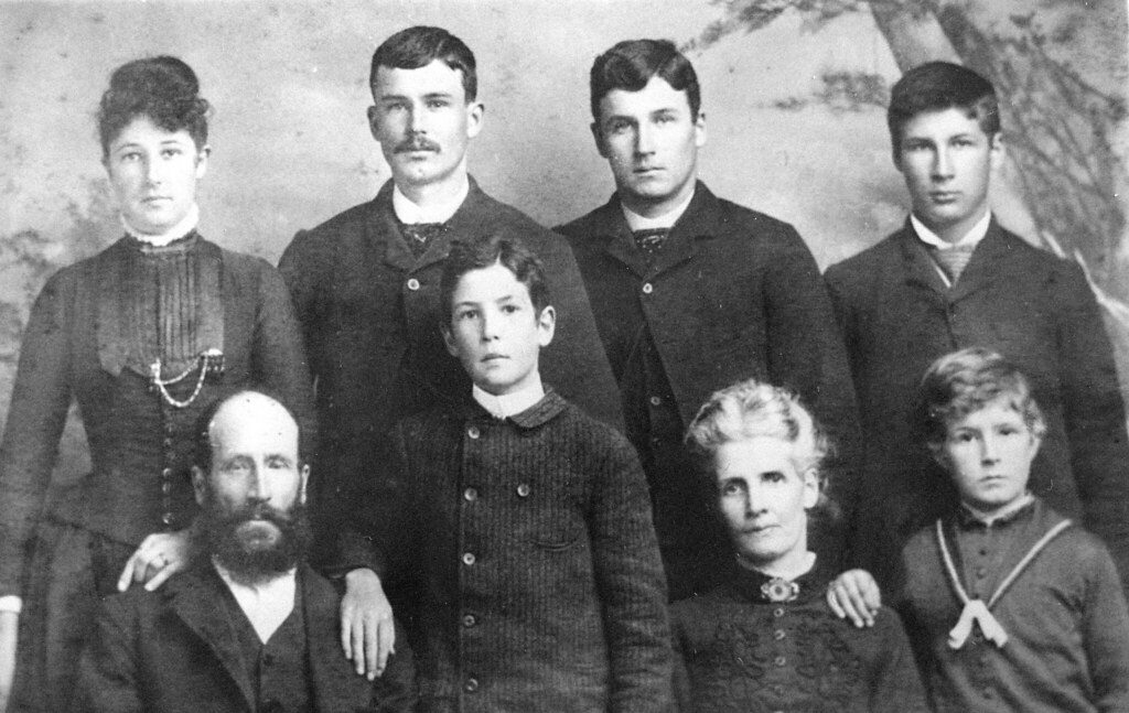 Purvis Family 1888 Top row Ellen Lois "Nellie," age 20;… Flickr