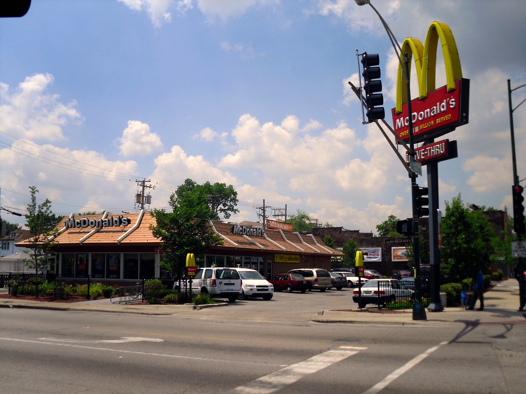 McDonalds Fullerton & Central, Chicago, IL. This use to