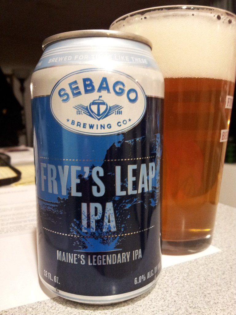 Frye's Leap IPA Sebago Brewing Company Gorham, ME United S… Patrick