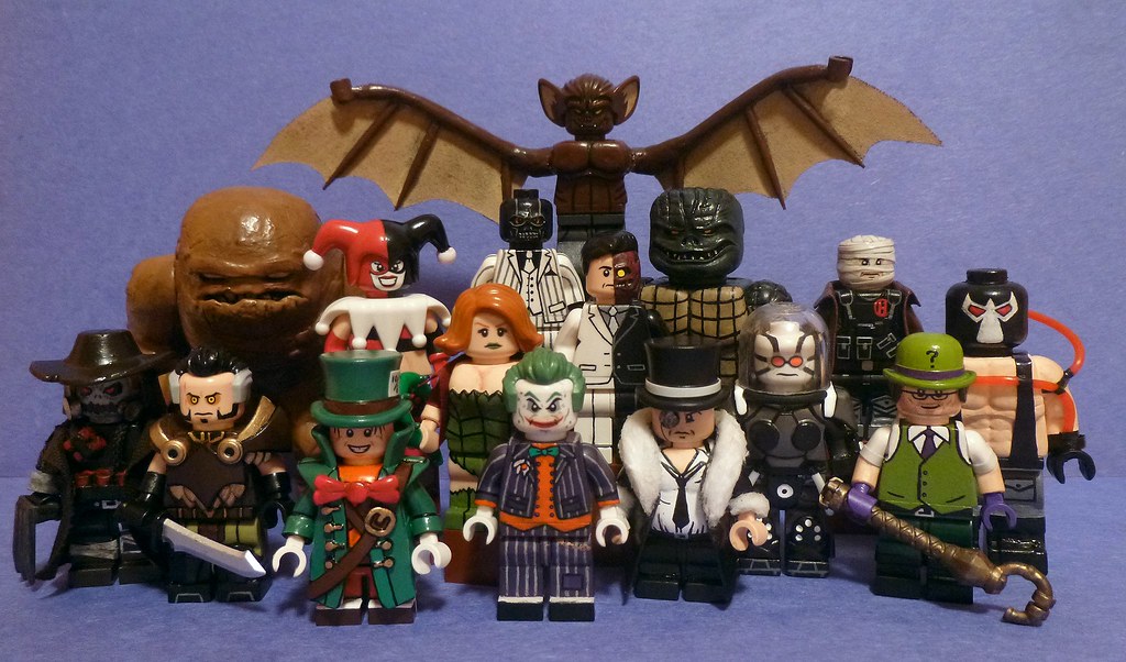 Custom Lego Batman Villains Final Groupshot After these … Flickr