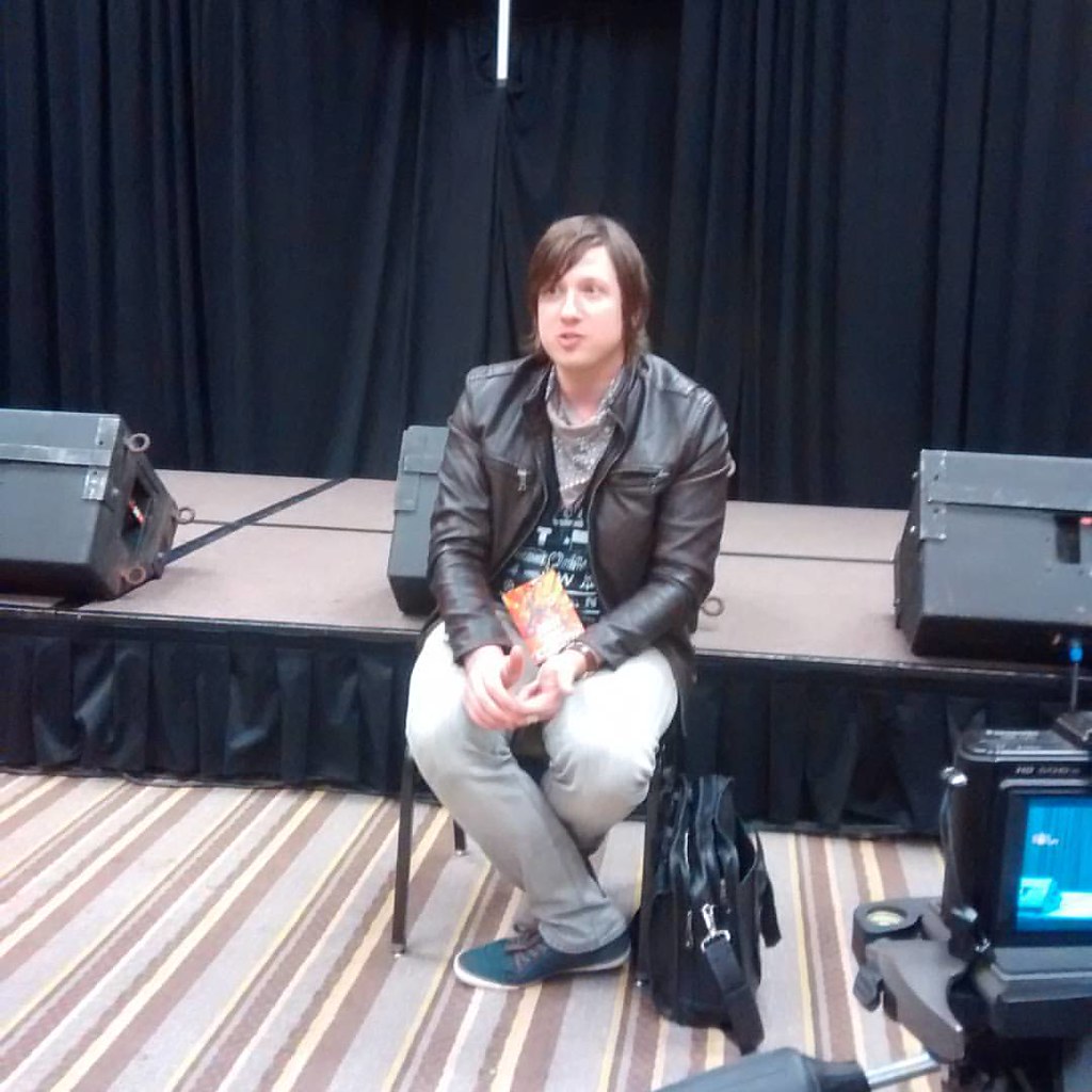 Blake Shepard talking about voice acting at Anime SouthWes… Flickr