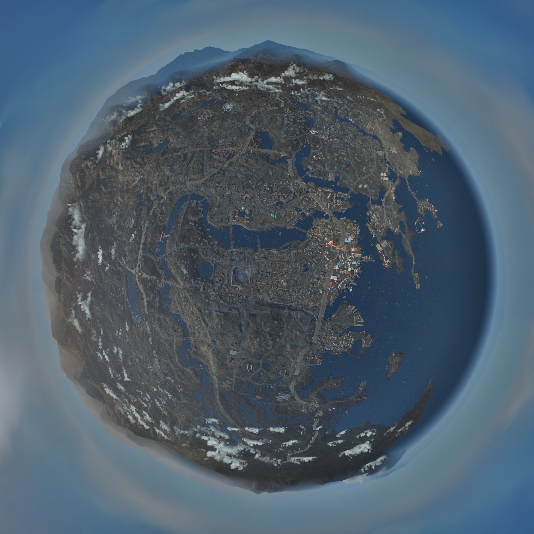 Fallout 4's world map as a gaming