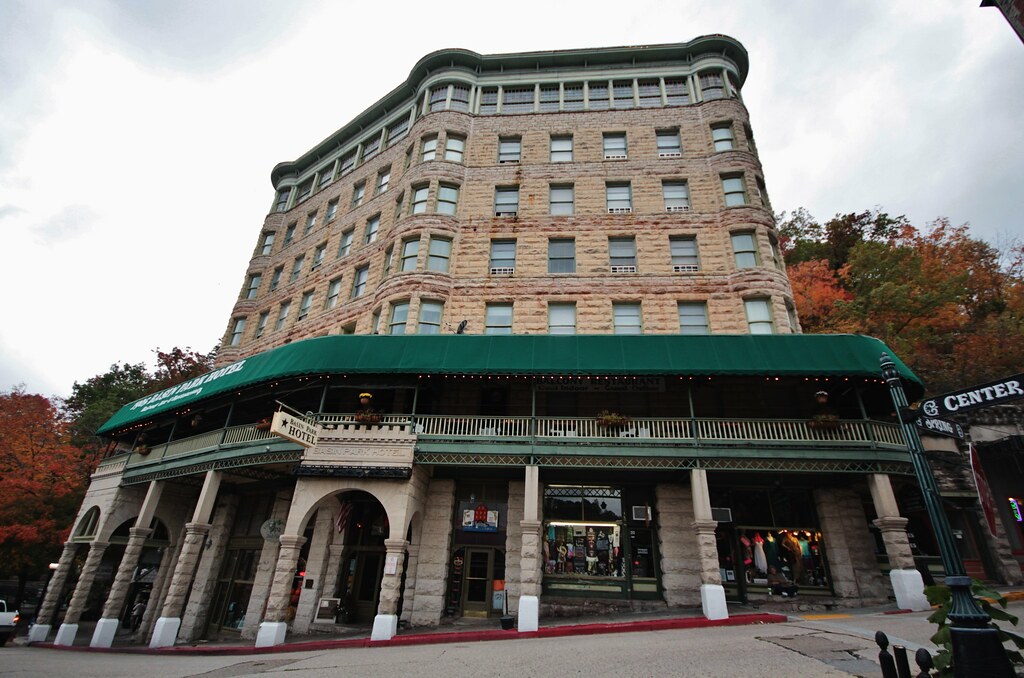 The Basin Park Hotel at Eureka Springs Arkansas Built on t… Flickr
