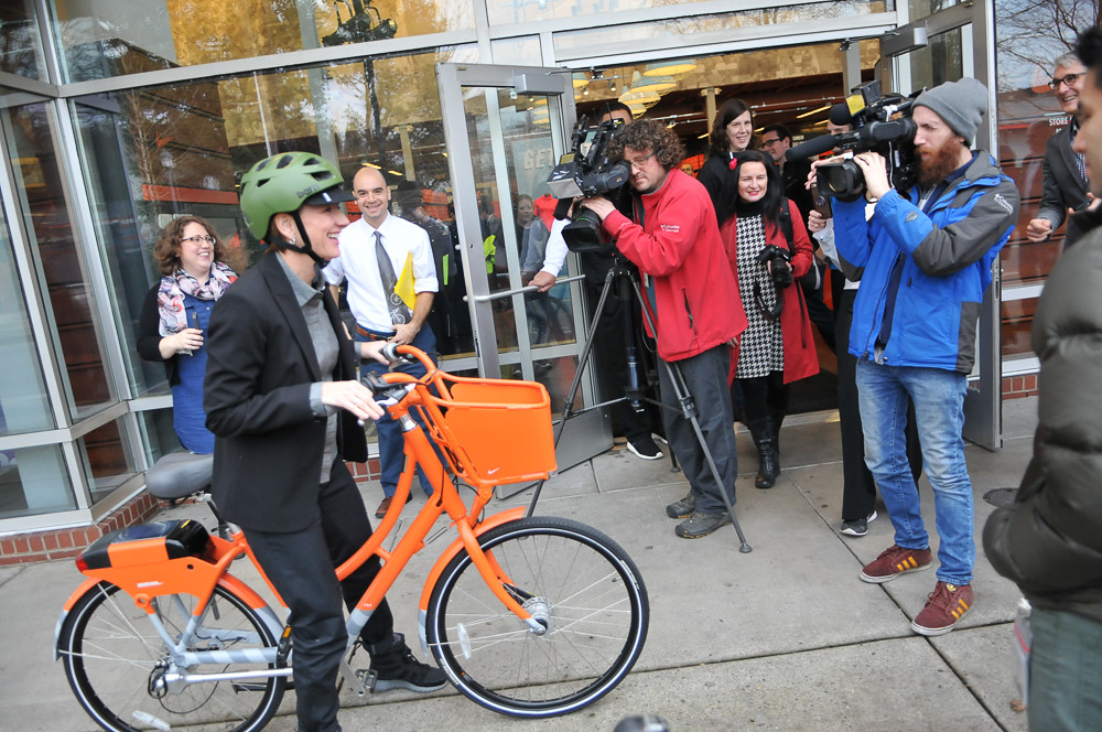 Portland bike share launch8.jpg BikePortland Flickr