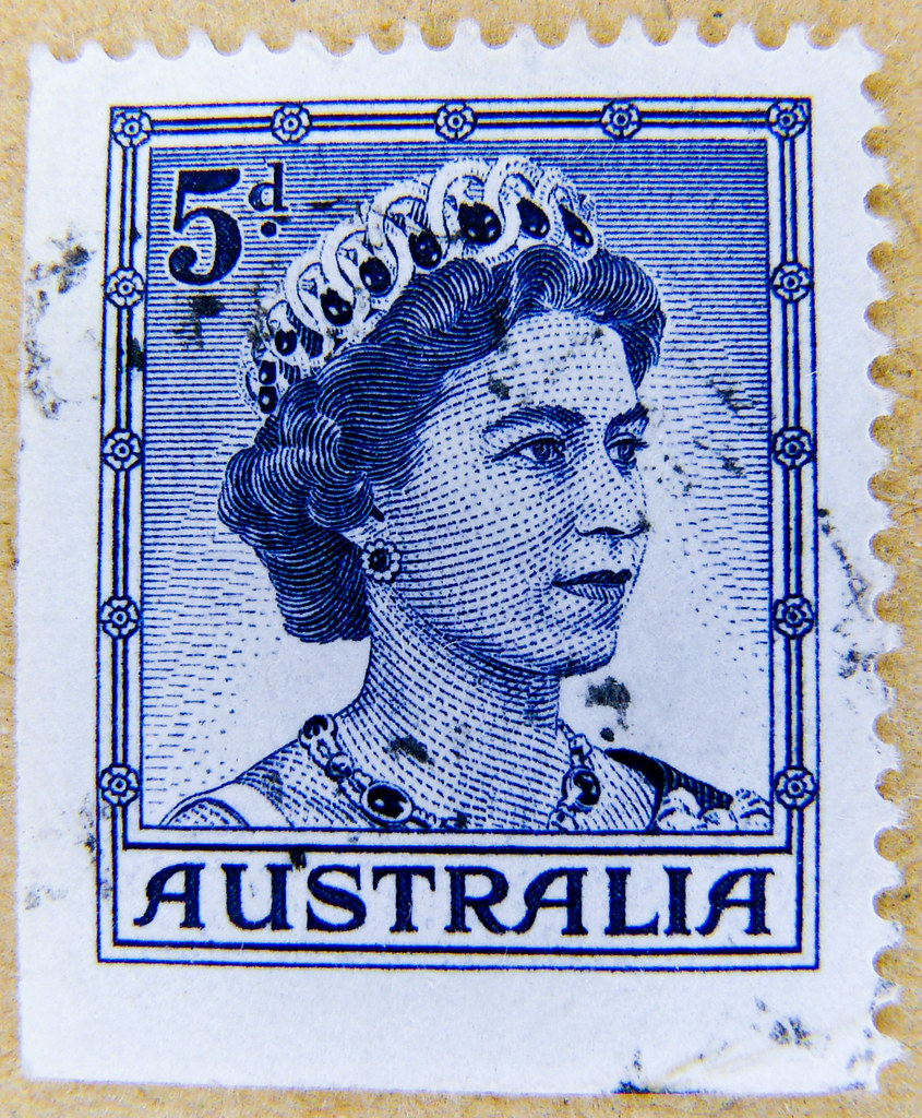 great stamp Australia 5d/5p (April 21st 1926 Queen Elizabe… Flickr