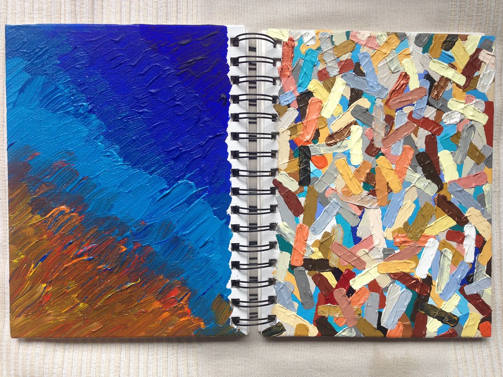 Art Journal cover Art journal made from a Reeves A5 canvas… Flickr