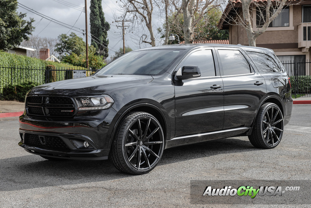 2016 Dodge Durango RT on 24" Lexani Wheels CSS 15 black, m… Flickr