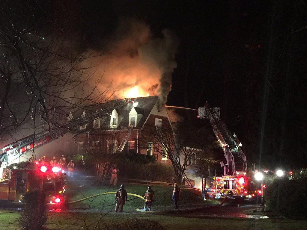 McCeney Ave Silver Spring House Fire Last night, February … Flickr