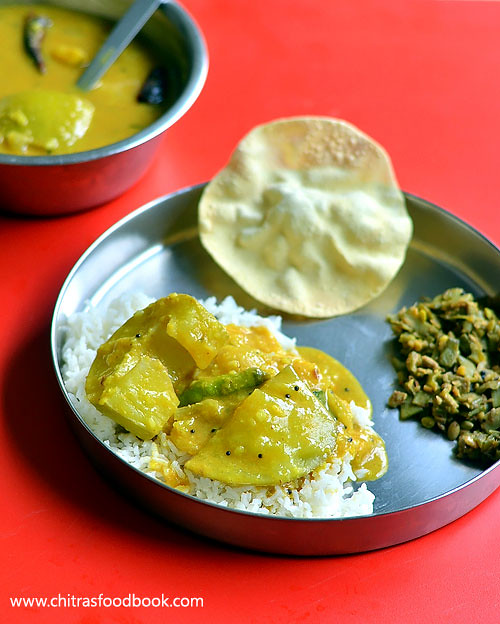 Mango Sambar Recipe – Mangai Sambar - Raw Mango Recipes ...