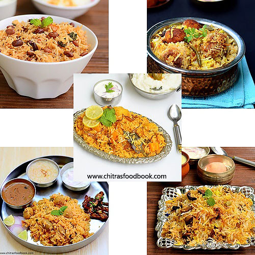 Veg Biryani Recipes Collection Of 40 Veg Biryani Varieties