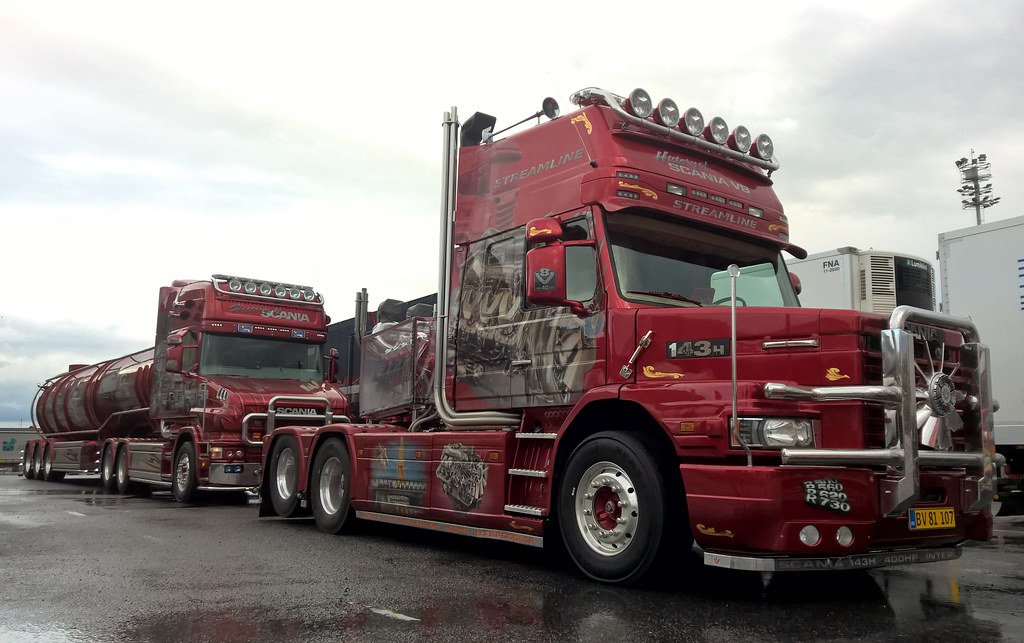 Danmark Trucks - Scania 143H Pauls Bremseservice | Scania ...