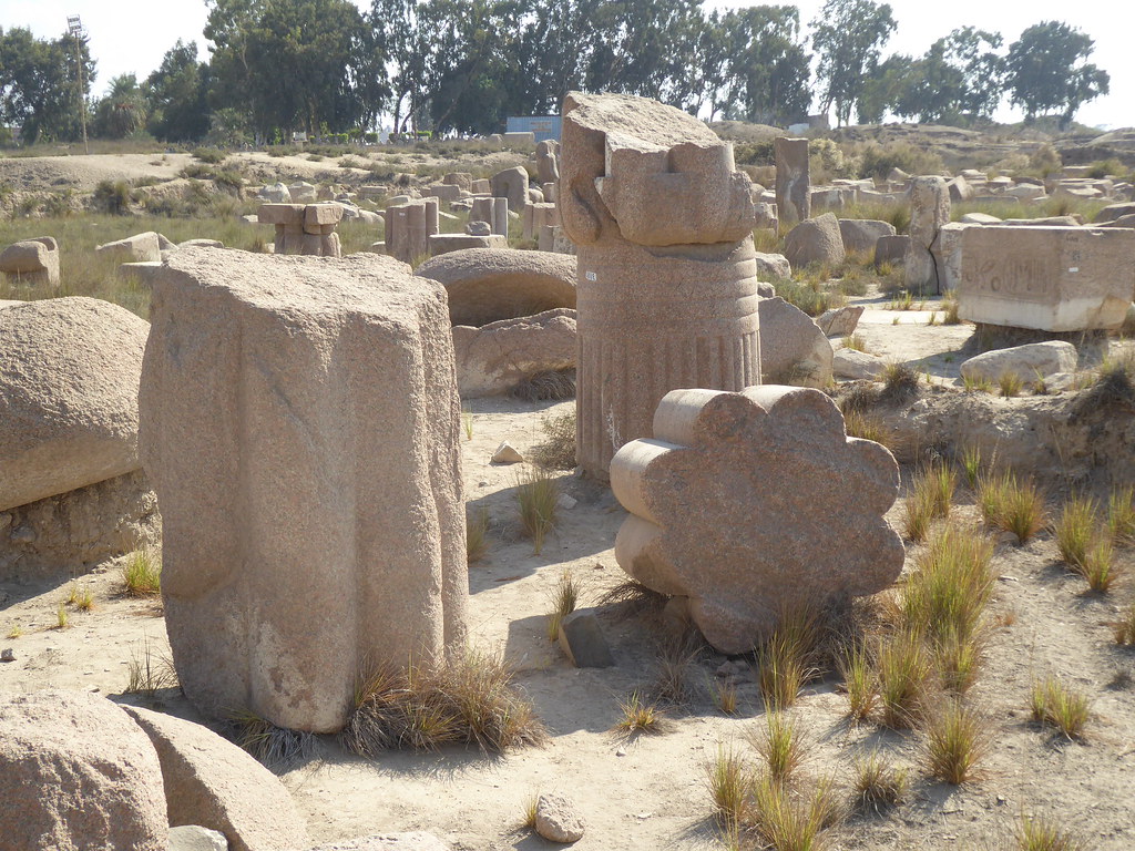 Column Fragments, Bubastis The ancient site of Bubastis, k… Flickr