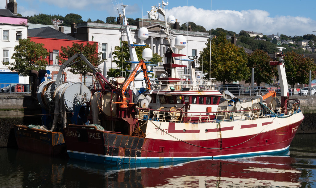 TWO IRISH TRAWLERS ON THE RIVER LEE