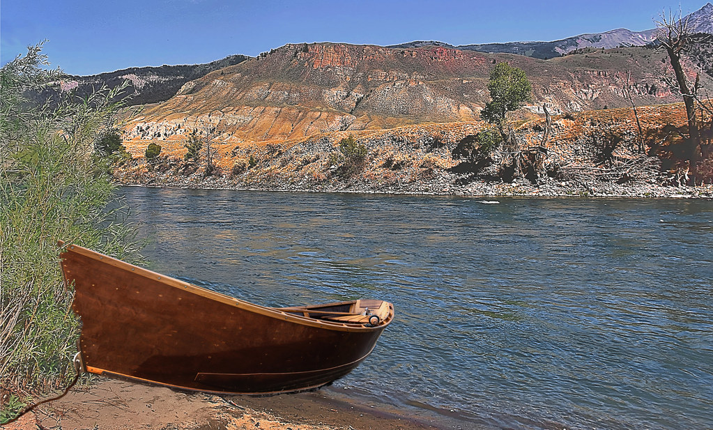 Fly Fishing In Yellowstone National Park Yellowstone River View