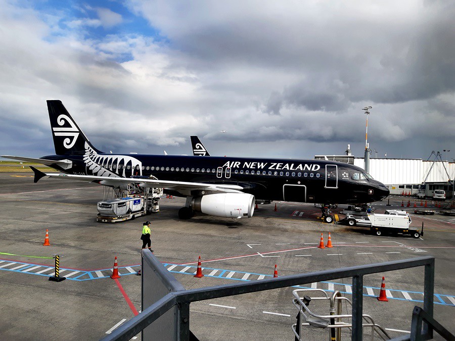 Review of Air New Zealand flight from Auckland to Wellington in Economy