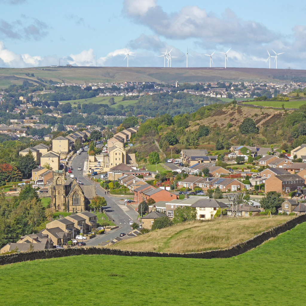 View from Beacon Hill, Halifax Claremount and Ovenden Moo… Flickr