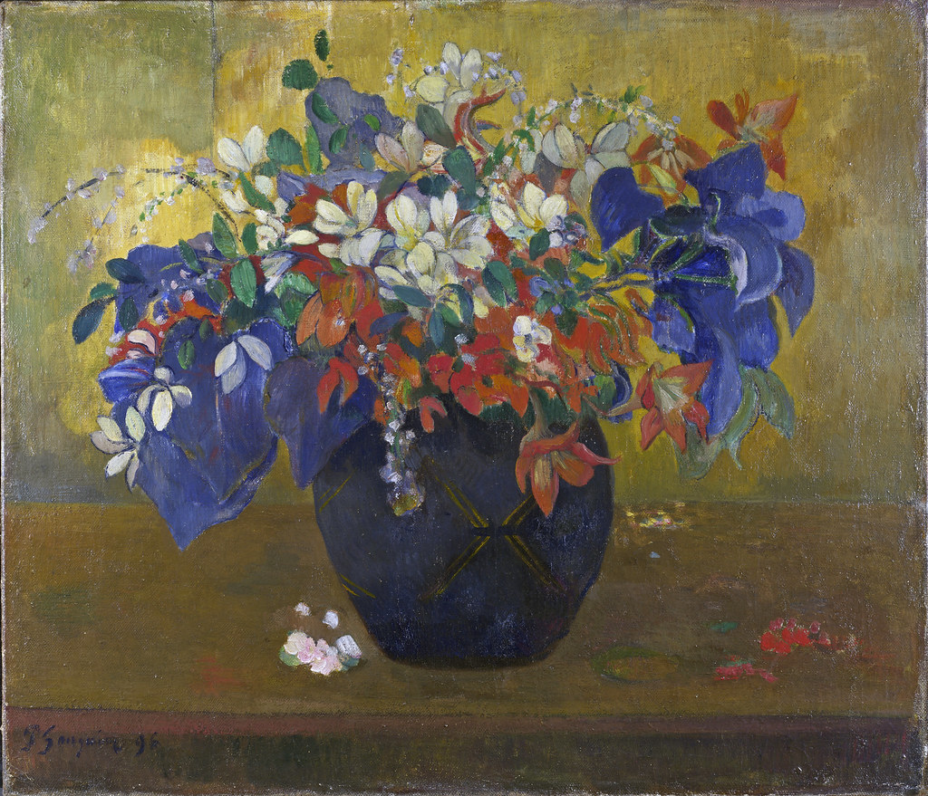 Paul Gauguin A Vase of Flowers 2b [1896] London NG Flickr