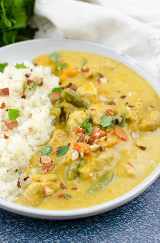 Pressure Cooker Paleo Sweet Potato Chicken Curry Fake Ginger