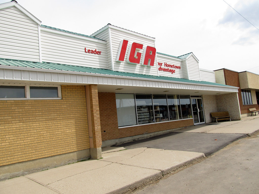 Leader IGA The IGA is the main grocery store in Leader. In… Flickr