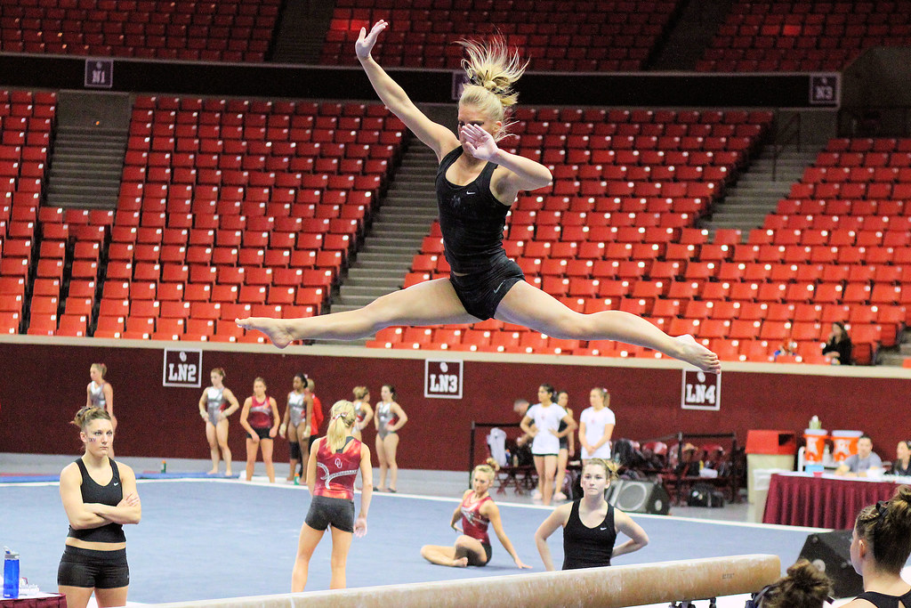 TWU Gymnastics [Beam] Brittany Johnson Brittany Johnson Ma… Flickr