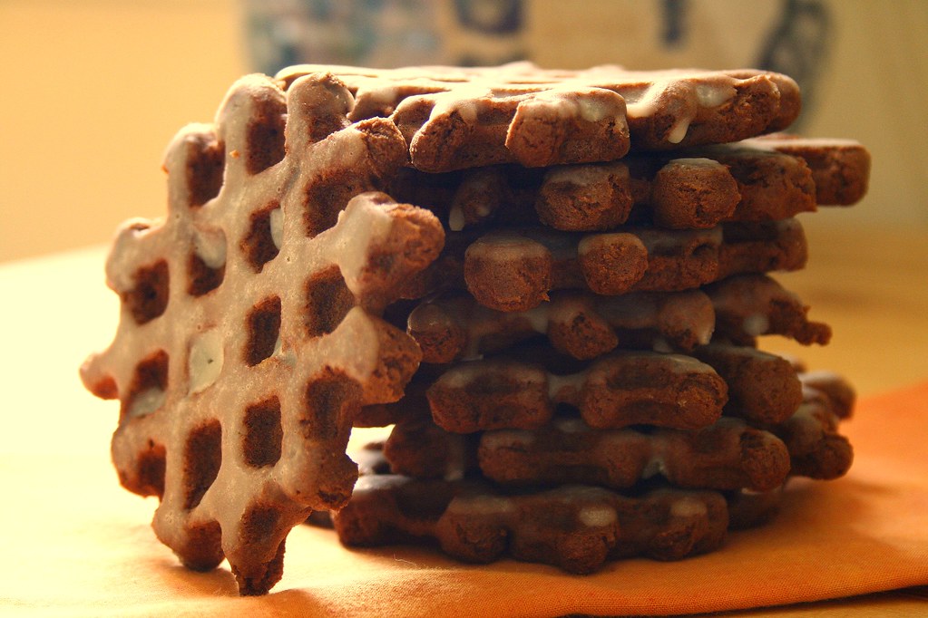 chocolate waffle cookies These are from Martha Stewart's C… Flickr