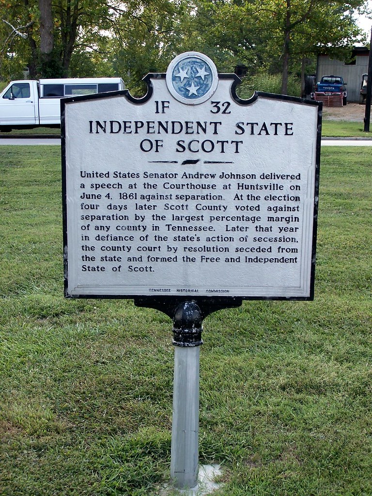 Historical Marker Independent State of Scott Scott County… Flickr