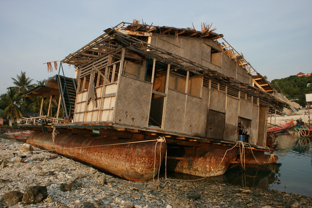 Thailand Abandoned Boat House Eli Duke Flickr