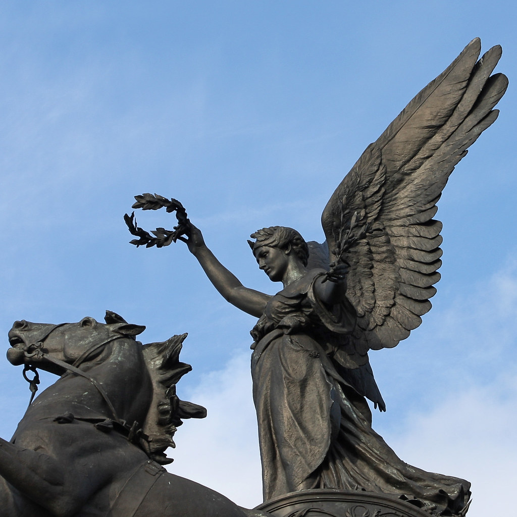 Angel of peace Angel of peace descending on the chariot of… Flickr