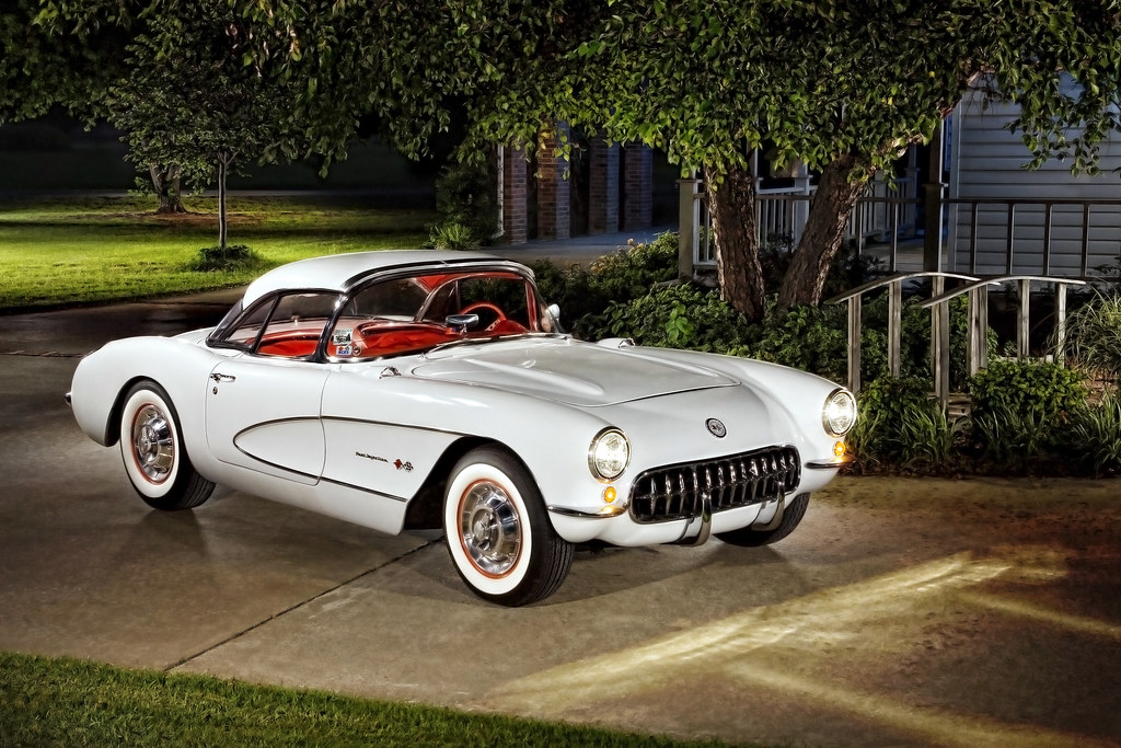 57 corvette | This is my dad's 1957 Corvette. Shot this usin… | Flickr