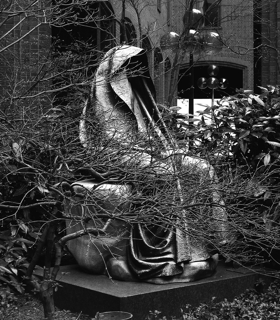 Black Aggie Washington DC This creepy statue that was at… Flickr