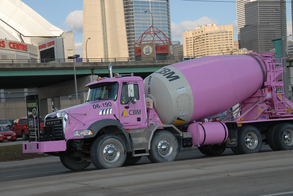 DSC_7787 Colourful concrete readymix truck, Toronto Flickr