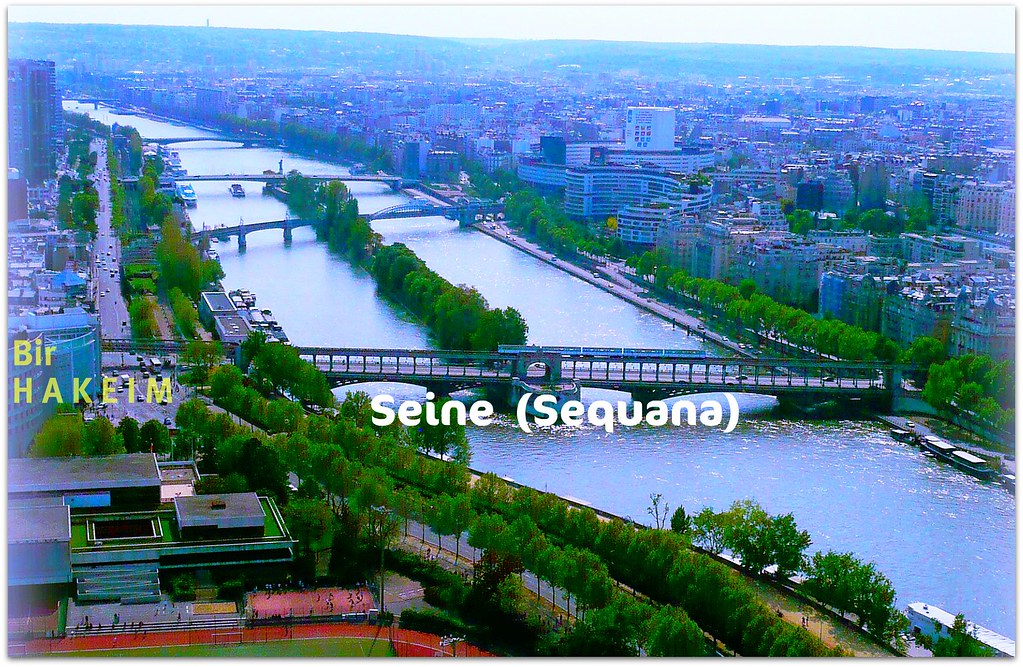 La Seine est un fleuve français, long de 776 kilomètres Flickr