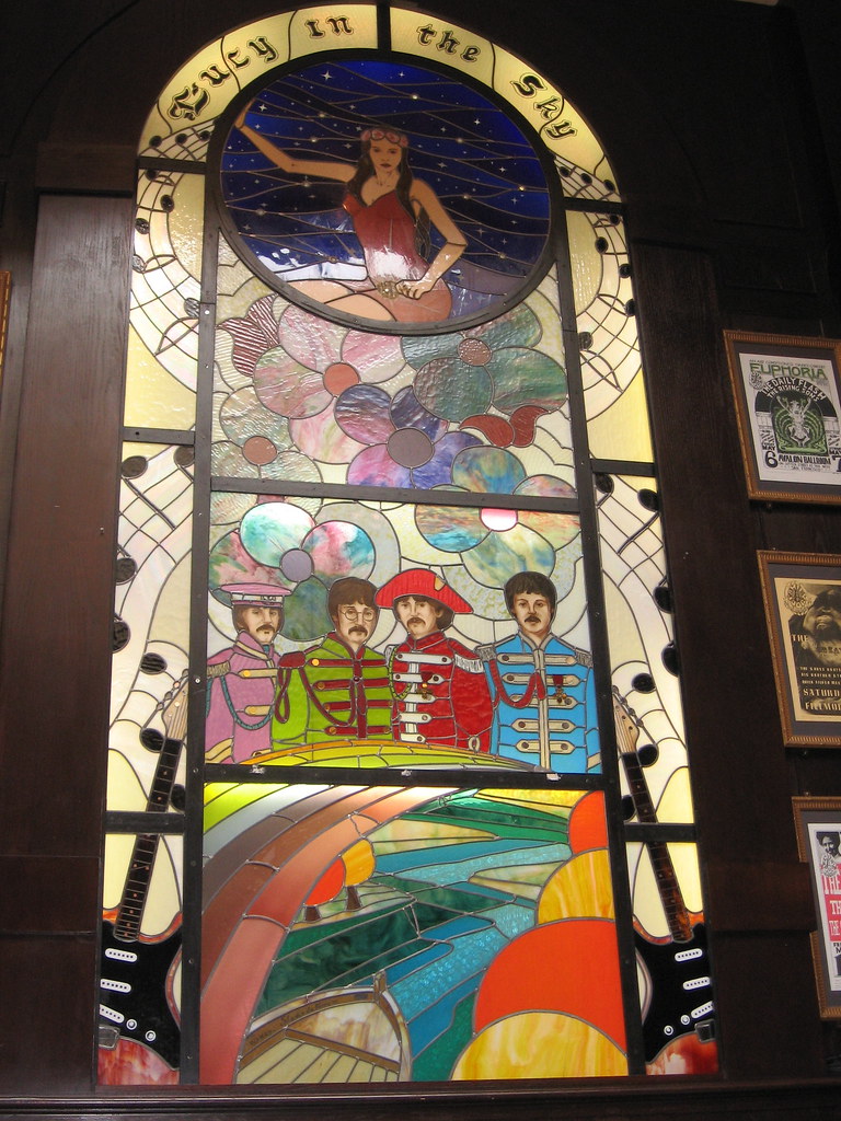 The Beatles StainedGlass Hard Rock Cafe Montréal Flickr