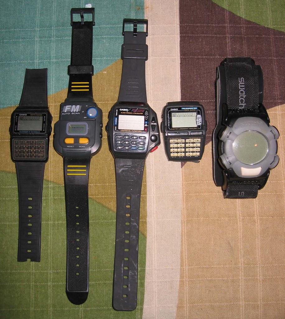 Geek Watches Casio Data Bank, FM Radio Watch, Casio Wrist … Flickr