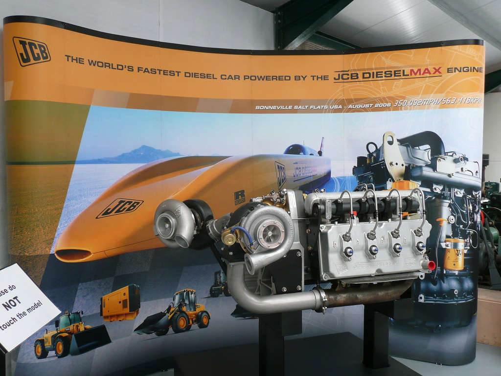 JCB DieselMax engine | World's fastest diesel powered car | Terry